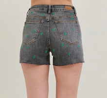 Load image into Gallery viewer, The Cactus Embroidery Cut Off Shorts by Judy Blue
