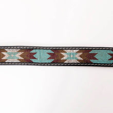 Load image into Gallery viewer, The Miami Tooled Leather & Beaded Belt 32-36