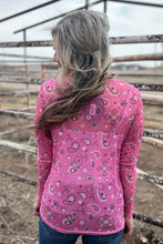 Load image into Gallery viewer, Bandana Babe Mesh Top in Pink S-XL