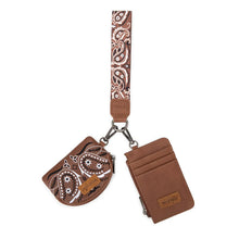 Load image into Gallery viewer, The Wrangler RFID Coin Card Pouch Chocolate Set
