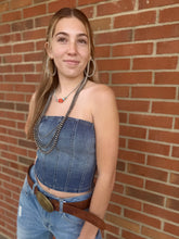 Load image into Gallery viewer, The Denim Darling Corset Top S-L