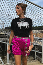 Load image into Gallery viewer, The Cowboy Tuxedo Shorts in Pink S-XL