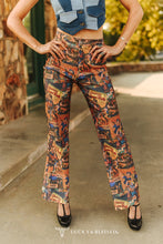 Load image into Gallery viewer, The Vintage Cowgirl Collage Pants S-XL