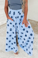Load image into Gallery viewer, The Asher Dot Pants in Blue S-XL