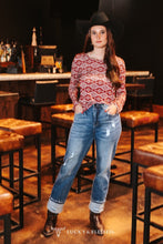 Load image into Gallery viewer, The Sugar Land Mid-Wash, High-Rise Cuffed Jeans 14-22