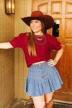 Load image into Gallery viewer, The Kingston Denim Skort S-XL