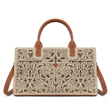 Load image into Gallery viewer, The Guthrie Tooled Ivory Bag