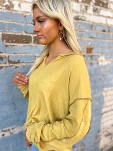 The Payson Top in Mustard S-XL
