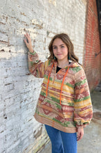 Load image into Gallery viewer, The Sedona Aztec Hooded Shacket S-L
