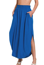 Load image into Gallery viewer, The Runaway June Maxi Skirt Royal S-XL
