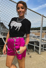 Load image into Gallery viewer, The Cowboy Tuxedo Shorts in Pink S-XL
