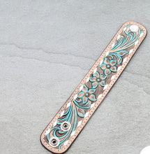 Load image into Gallery viewer, The Murphy Floral Leather Bracelet