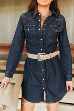 Load image into Gallery viewer, The Abilene Denim Dress S-XL