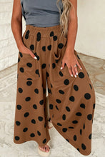 Load image into Gallery viewer, The Asher Dot Pants in Brown S-XL