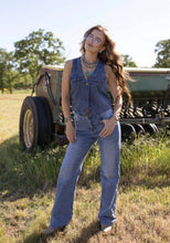 Load image into Gallery viewer, The Hinton Dark-Wash Crease Trouser Jeans 2-14