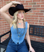 Load image into Gallery viewer, The Celina Denim Vest S-L