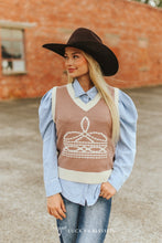 Load image into Gallery viewer, The Dusty Beige Bootstitch Sweater Vest S-3X