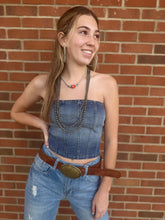 Load image into Gallery viewer, The Denim Darling Corset Top S-L