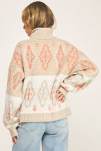 Load image into Gallery viewer, The Hunt Aztec 1/4 Zip Sweater