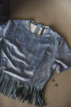 Load image into Gallery viewer, Zippity Zap Denim Top S-XL