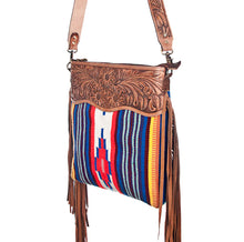 Load image into Gallery viewer, The San Juan Tooled-Fringe Bag