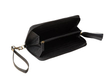 Load image into Gallery viewer, The Bison Canyon Blooms Hand Tooled Wallet with Wristlet