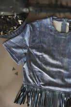 Load image into Gallery viewer, Zippity Zap Denim Top S-XL