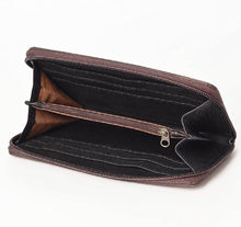 Load image into Gallery viewer, The Cooperton Turquoise Tooled Wallet