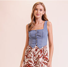 Load image into Gallery viewer, The Celina Denim Vest S-L