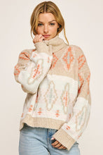 Load image into Gallery viewer, The Hunt Aztec 1/4 Zip Sweater