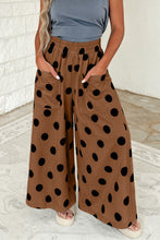 Load image into Gallery viewer, The Asher Dot Pants in Brown S-XL