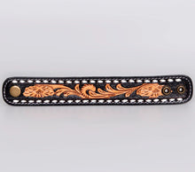 Load image into Gallery viewer, The Hidalgo Tooled-Buckstitch Bracelet