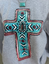 Load image into Gallery viewer, The Aztec Cross CrewNeck S-XL
