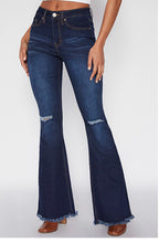 Load image into Gallery viewer, The Houston High-Rise Flare Jeans 1-13
