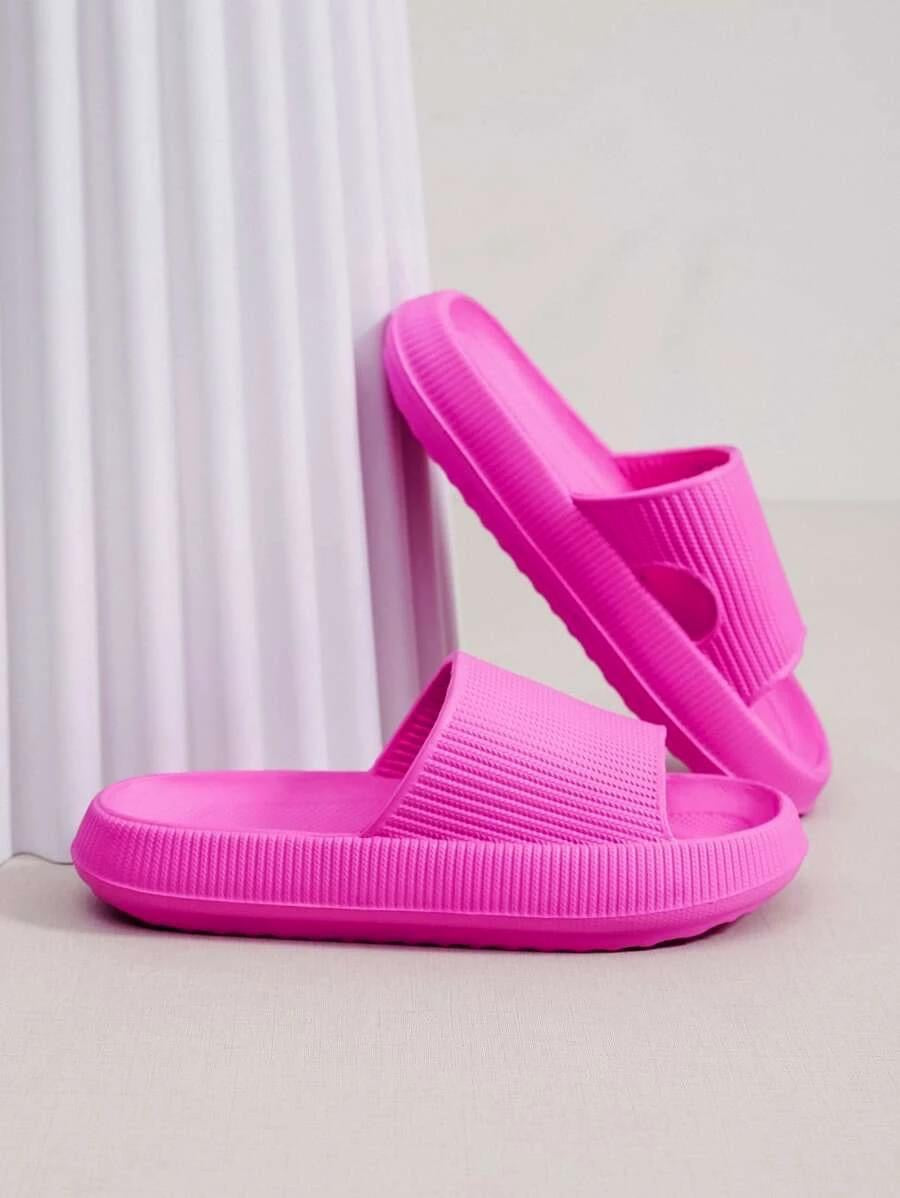 The Pool Slides in Hot Pink