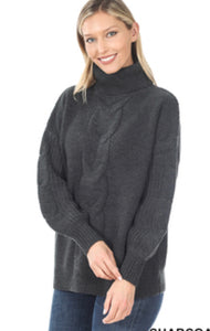 The Jasmine Sweater in Ash Grey