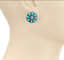 Load image into Gallery viewer, Turquoise Rosita Stud Earrings
