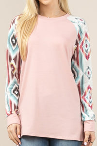 The Brazos County Aztec Top S-L