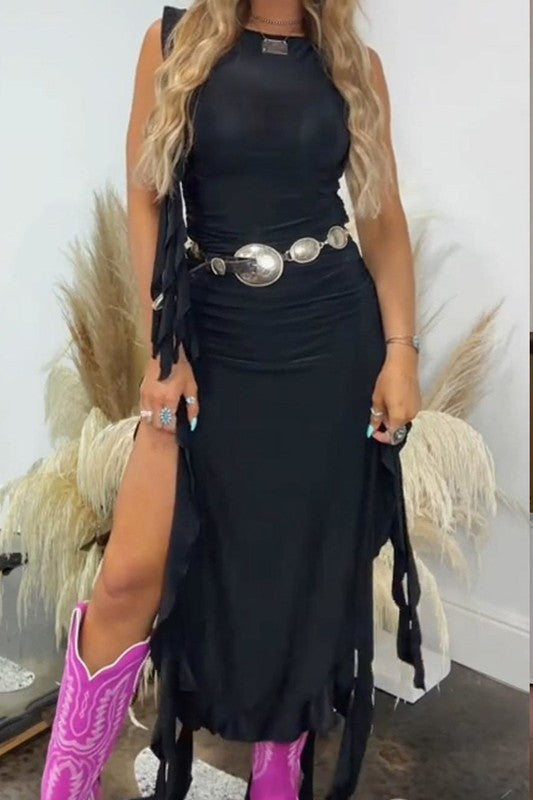 The Durant Ruffle Dress S-L
