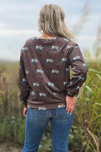 Load image into Gallery viewer, The Brown Old Town Road Top S-2X
