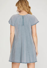 Load image into Gallery viewer, The Crawford Chambray Dress S-L
