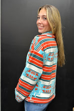 Load image into Gallery viewer, The Bridge City Blue-Orange Aztec Jacket S-L
