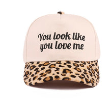 Load image into Gallery viewer, You Look Like you Love Me Leopard Cap
