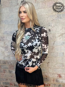 The Cow Town Mesh Top S-XL