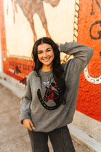Load image into Gallery viewer, The Vintage Luck Grey Sweater S-3X
