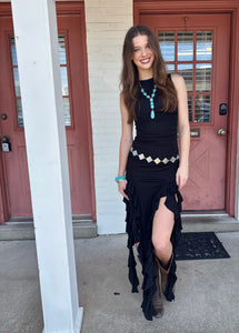 The Durant Ruffle Dress S-L