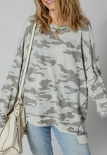 Load image into Gallery viewer, The Washed Camo Top S-XL
