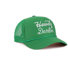 Load image into Gallery viewer, The Howdy Darling Green Trucker Hat
