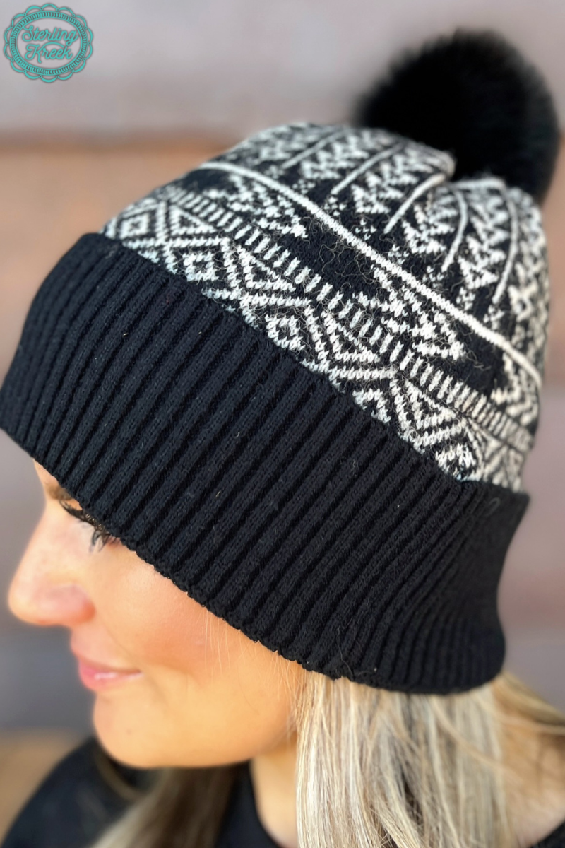 The Denver Aztec Pom Beanie
