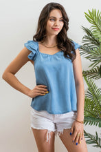 Load image into Gallery viewer, The Dublin Denim Top S-L

